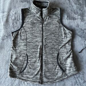 ✨Charcoal Sleeveless Zip-Up Vest